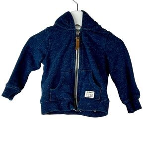 Carter's Blue and Green Dinosaur Zipper Hoodie Sweatshirt Boys 12 Months